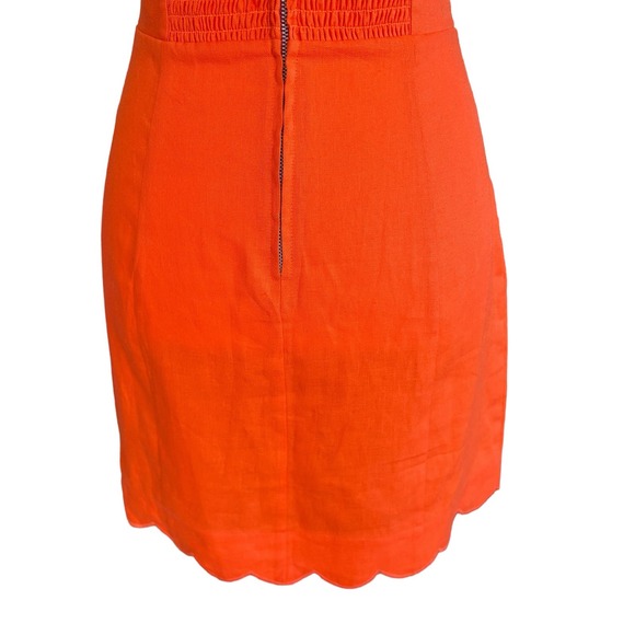 Reformation Orange Strapless Mini Dress - Picture 7 of 12